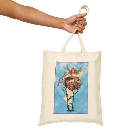 Enchanting Serenity Cotton Canvas Tote Bag