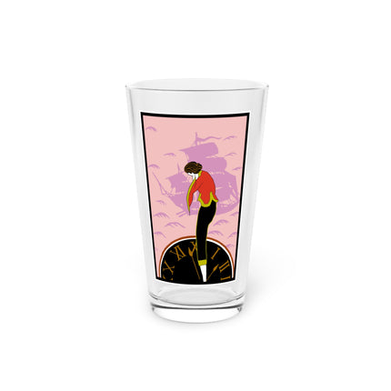 Woman Waiting for her Beloved at 1:59 Glass, 16oz
