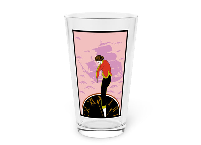 Woman Waiting for her Beloved at 1:59 by Kobayashi Kaichi Glass, 16oz