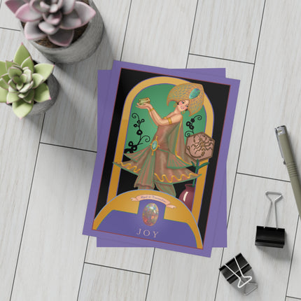 October & Opal, Tourmaline (from the Gem Series) by Sofia Chiostri Postcards (envelopes included) - Bundles of 10, 30, 50 Pieces