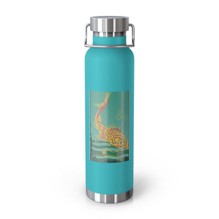 Golden Serenity Copper Vacuum Insulated Bottle, 22oz