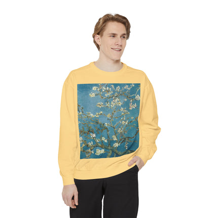 Almond Blossom by Vincent van Gogh Unisex Garment-Dyed Sweatshirt