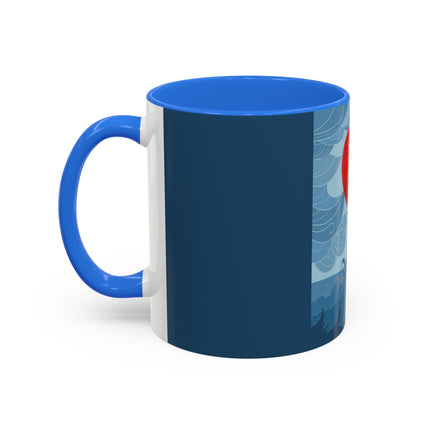 Siren of the Waves Colorful Mugs – Dramatic Sea Power & Bold Elegance