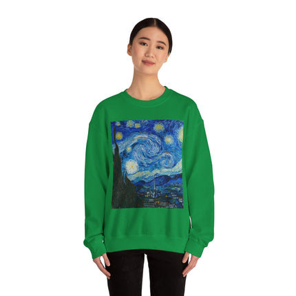The Starry Night by Vincent Van Gogh Heavy Blend™ Crewneck Sweatshirt