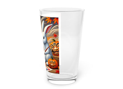 Halloween Rabbit’s Kabuki Jack-o’-Lanterns Glass, 16oz