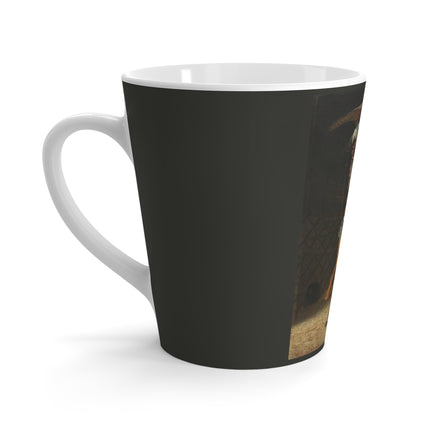A Rich Kirghiz Huntsman with a Falcon by Vasily Vereshchagin Latte Mug