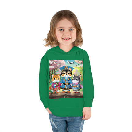 Fluffy Explorers Toddler Pullover Fleece Hoodie