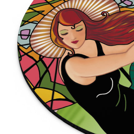 Siren Serenade  by Carlo Chiostri Mouse Pad, Round and Rectangle
