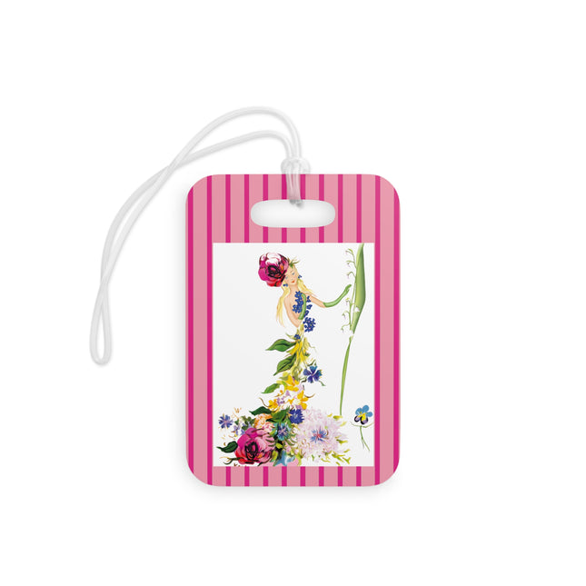 Blooming Splendor: A Floral Transformation Luggage Tags