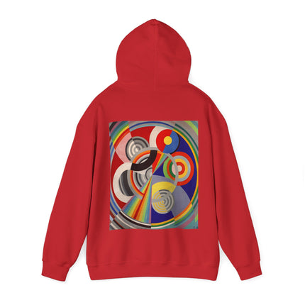 Rythme No. 1 by Robert Delaunay Heavy Blend™ Hooded Sweatshirt