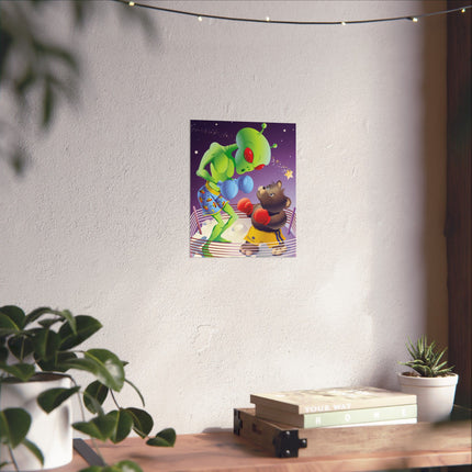 Cosmic Clash Premium Matte Vertical Posters