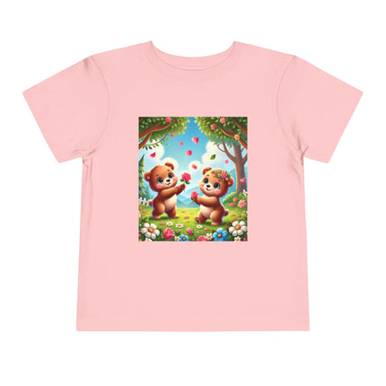 Teddy Bear Friendship Toddler Short Sleeve Tee