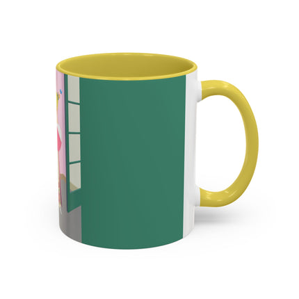 The Yellow Hat Colorful Mugs – 1920s Vogue Whimsy & Playful Elegance