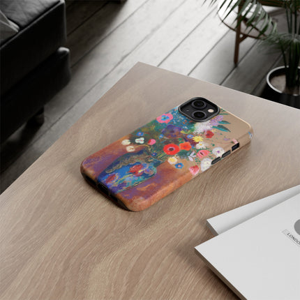 Bouquet of Flowers by Odilon Redon Phone Cases