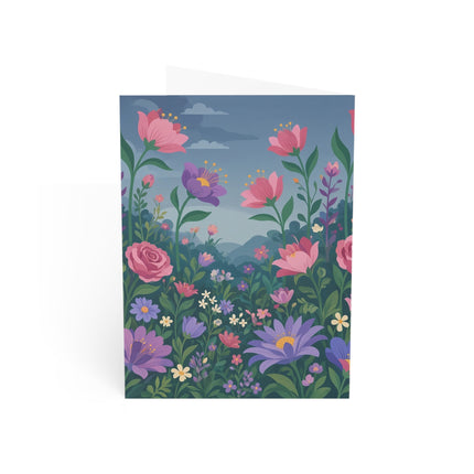 🌸🥂 The Garden Of Courtly Pleasures Greeting Card – Art Deco Rococo Elegance