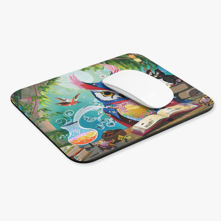 Owl's Magical Workshop Mouse Pad, Rectangle