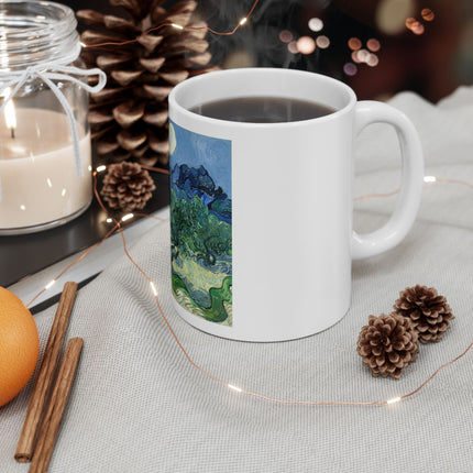 Olive Trees by Vincent Van Gogh Ceramic Mug, (11oz, 15oz)