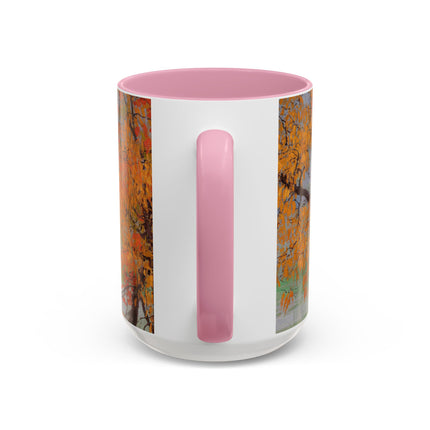 Autumn leaves by Edward Okuń Colorful Mugs (11oz, 15oz)