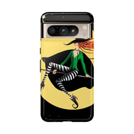 A Witch’s Moonlit Flight Phone Cases