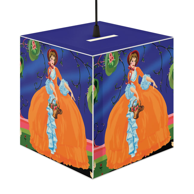Spring Whispers Light Cube Lamp