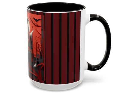 Halloween Night Scene Colorful Mugs (11oz, 15oz)