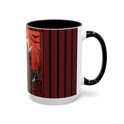 Halloween Night Scene Colorful Mugs (11oz, 15oz)