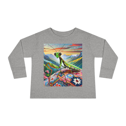 The Joyful Mantis Toddler Long Sleeve Tee