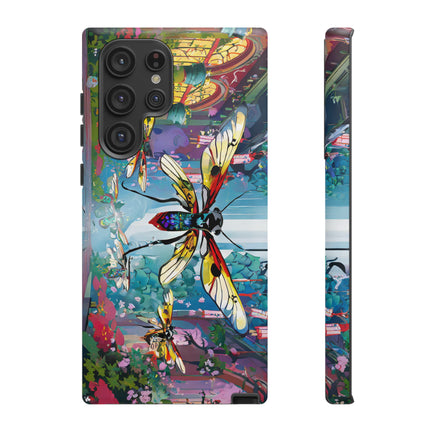 Neon Swarm Phone Cases