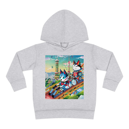 Kitsune Carnival Toddler Pullover Fleece Hoodie