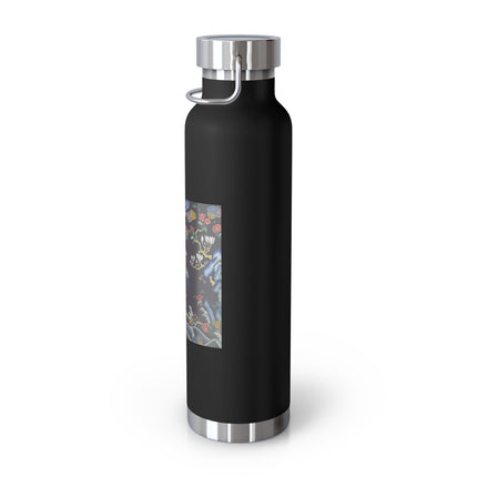 Rank Badge with Mandarin Duck Copper Vacuum Insulated Bottle, 22oz