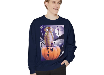 The Startled Pumpkin Unisex Garment-Dyed Sweatshirt