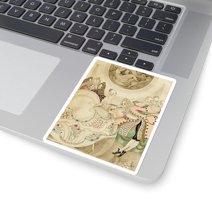 Sur talons rouges (On Red Heels) pl 01 by Gerda Wegener Kiss-Cut Stickers (4 Sizes)