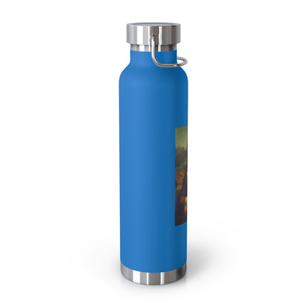 Mona Lisa by Leonardo da Vinci Copper Vacuum Insulated Bottle, 22oz