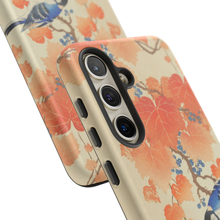 Japanese Bird and Branch by Ohara Koson Phone Cases