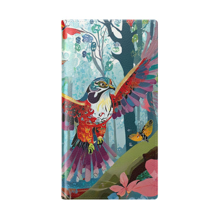 🦖🦋 Colorful Raptor Flip Case – Butterfly Wonder & Forest Adventure