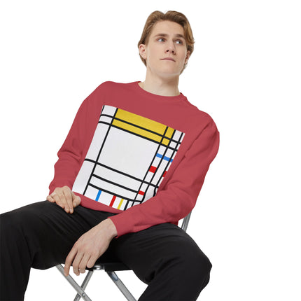 Place de la Concorde by Piet Mondrian Garment-Dyed Sweatshirt