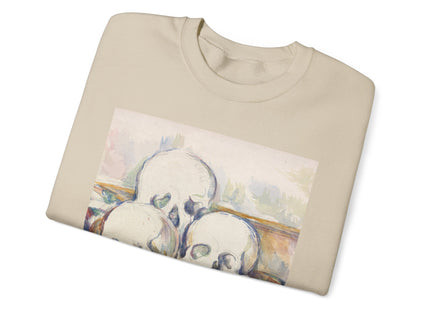 The Three Skulls by Paul Cézanne Unisex Heavy Blend™ Crewneck Sweatshirt