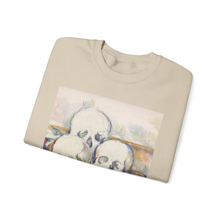 The Three Skulls by Paul Cézanne Unisex Heavy Blend™ Crewneck Sweatshirt