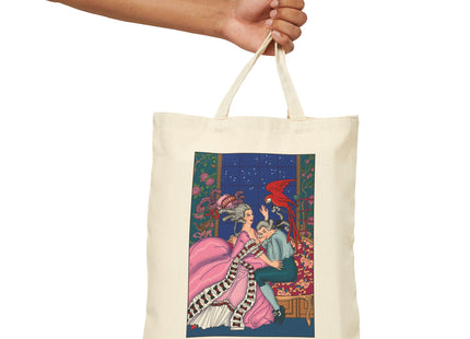 The Jealous Parrot by George Barbier Cotton Canvas Tote Bag