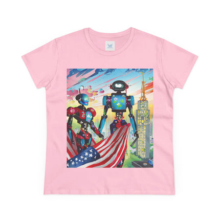 High Fashion Cyberpunk CIA Robots Cotton Tee