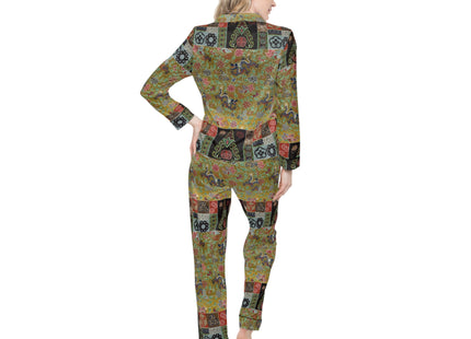 Chinois et Japonais 2 by Auguste Racinet Women’s Satin Pajamas