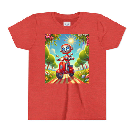 The Traveling Robot Youth Short Sleeve Tee
