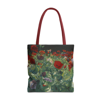 Poppies (A Study of Poppies for Carnation, Lily, Lily, Rose) by John Singer Sargent Tote Bag (AOP)