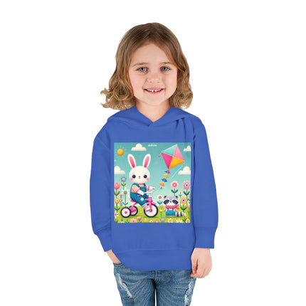 Breezy Meadow Ride Toddler Pullover Fleece Hoodie