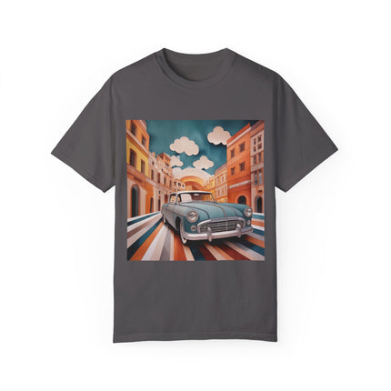 1960 Alfa Romeo Giulietta Unisex Garment-Dyed T-shirt