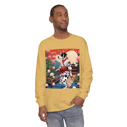 Doberman of the Rising Sun Long Sleeve T-Shirt