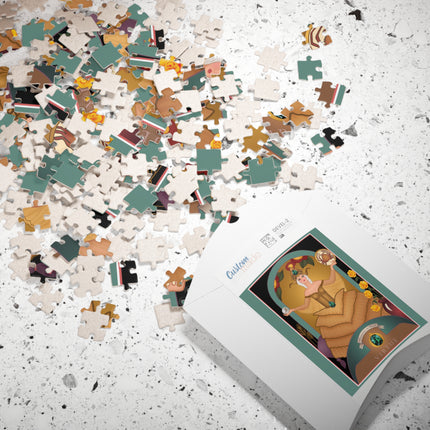 June & Pearl, Alexandrite (from the Gem Series) by Sofia Chiostri Puzzle (110, 252, 500-Piece)