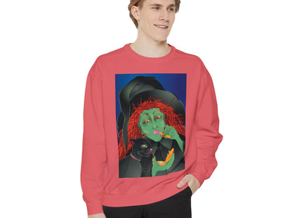 Mirror, Mirror A Witch's Touch Unisex Garment-Dyed Sweatshirt