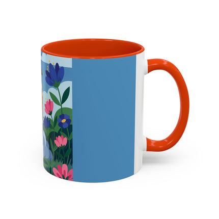 Garden Of New Beginnings Colorful Mugs – Art Deco Floral Elegance