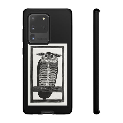 Horned Owl by Samuel Jessurun de Mesquita Phone Cases